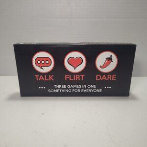 Talk Flirt Dare - Adult Party Card Game - Three Games In One -Couples Date Night